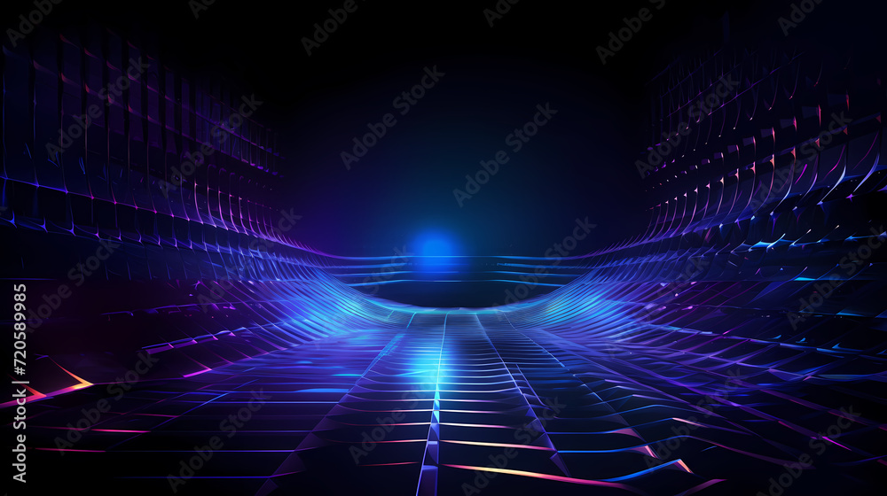 Abstract background of future network technology and network connections Abstract background of future network technology and network connections