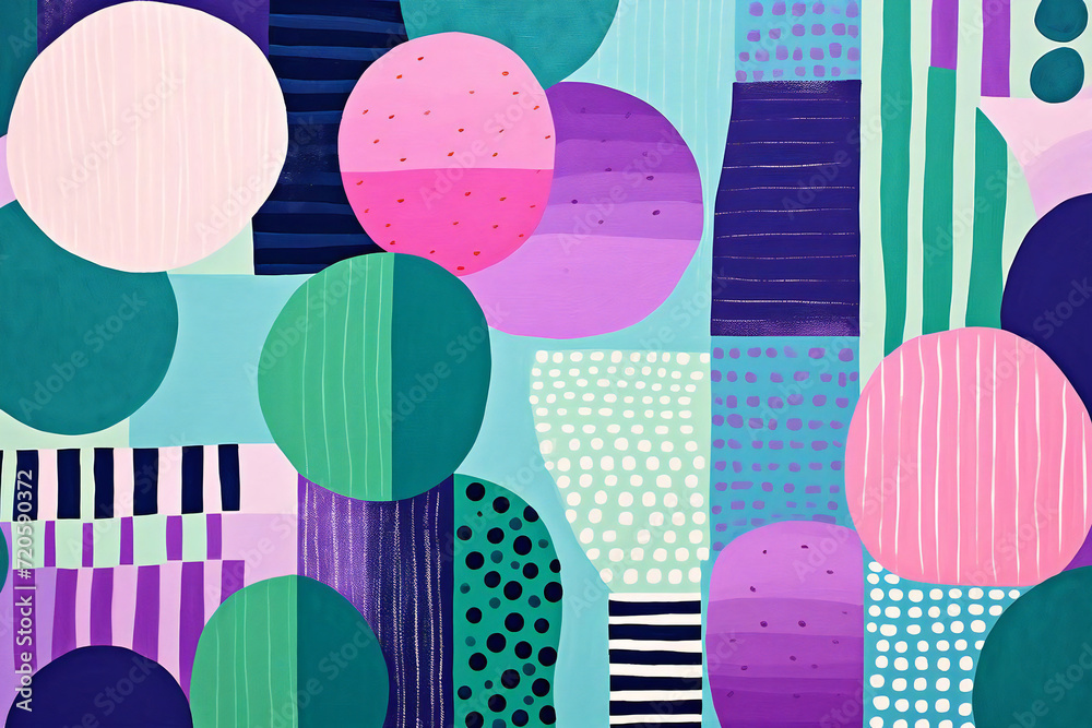 Stylish Scandinavian background material painted with watercolors, Generative AI