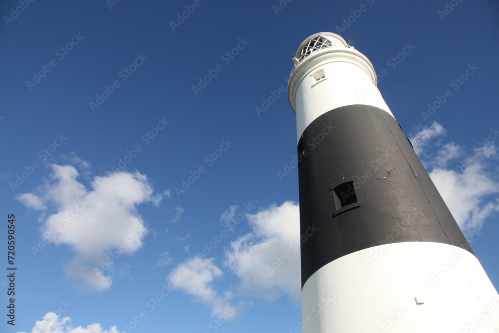 Quesnard Lighthouse, Mannez, Alderney, Channel Islands