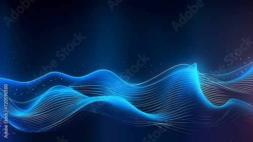 Abstract background of future network technology and network connections
