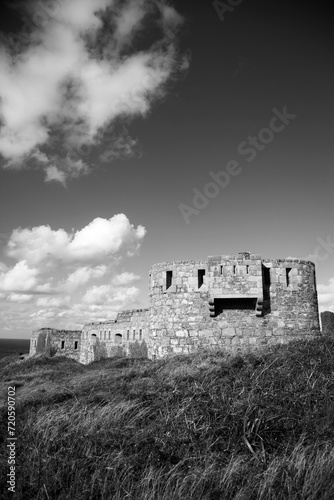 B&W Fort Tourgis, Alderney, Channel Islands photo