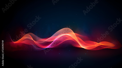 Abstract background of future network technology and network connections