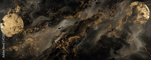 Nebulous Cosmic Ink Splash Artwork © Psykromia