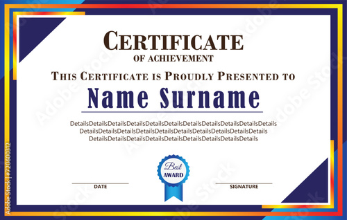 Modern Award Certificate Design Template for Office and Business 16