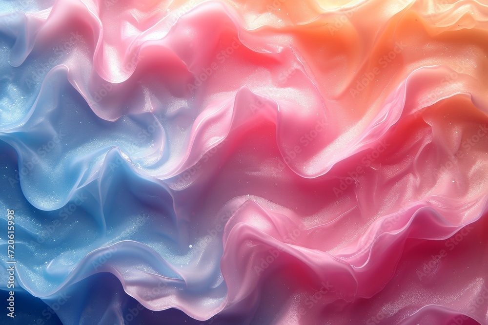 A vibrant display of love and romance captured in a playful, abstract painting of pastel pink fabric, perfect for celebrating valentine's day A vibrant display of love and romance captured in a playful, abstract painting of pastel pink fabric, perfect for celebrating valentine's day