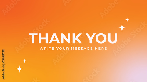 Thank You Card Design, ThankYou Card Template, Thank You Card Vector illustration, 