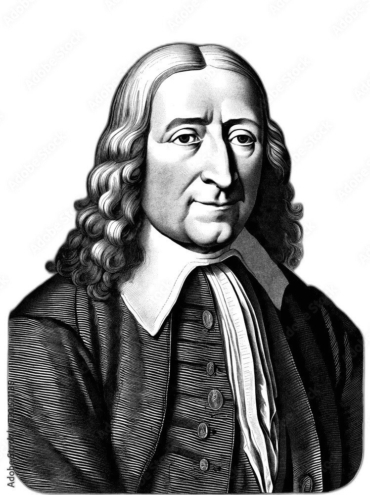 Fototapeta premium John Wesley portrait, generative AI