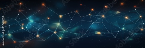Abstract onyx background with connection and network concept  cyber blockchain
