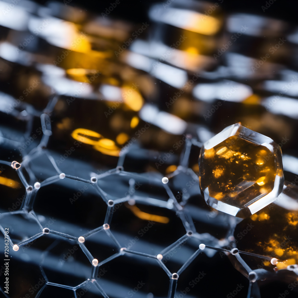 Fototapeta premium A digital illustration of a nano objects.