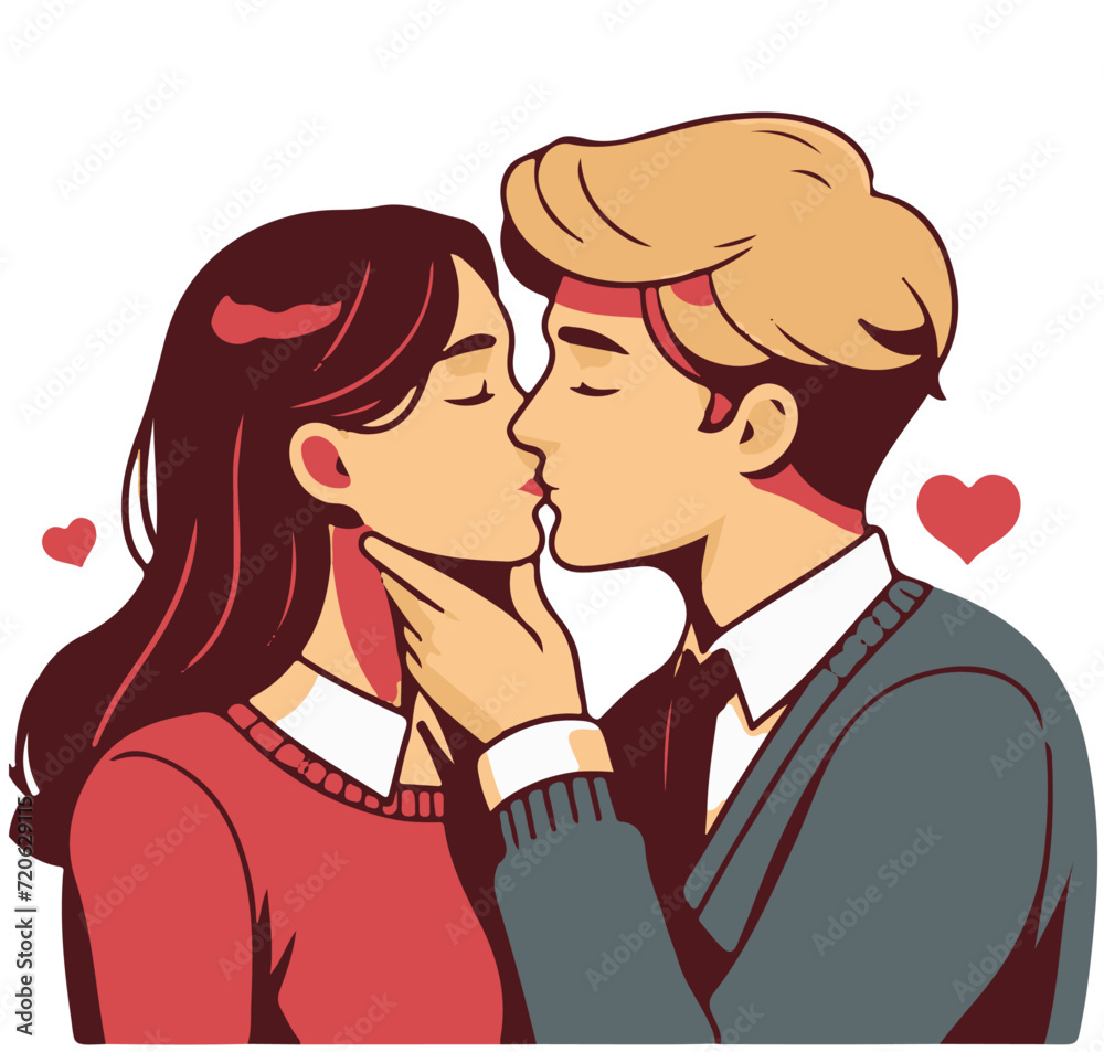 couple kissing couple kissing