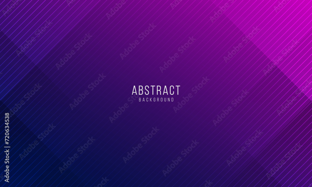 Abstract blue purple geometric gradient background with stripes. vector illustration