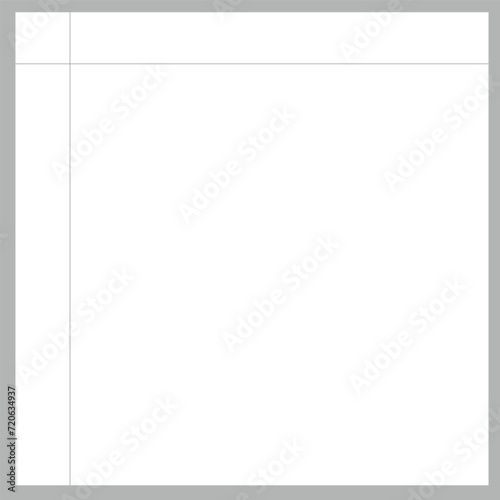 Blank loose leaf notebook paper background. EPS file 82.