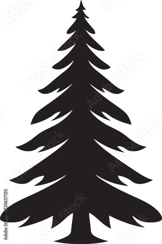 Nordic Lights Elegance Vector Icons for Scandinavian Tree Decor Ornamental Extravaganza Christmas Tree Vector Illustrations for Festive Designs