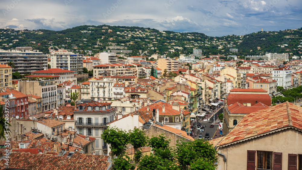 Panoramic view of Cannes