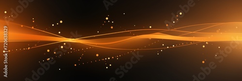 Amber minimalistic background with line and dot pattern