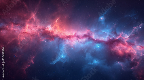 Astronomy. Cloudy universe background concept photo