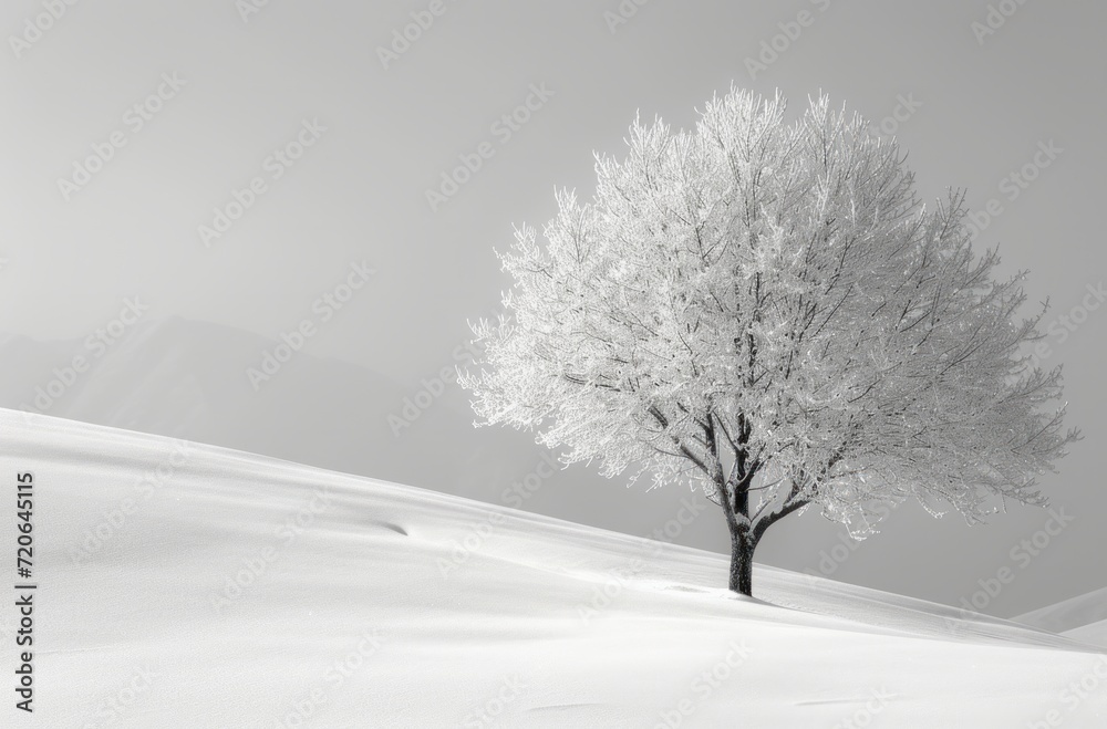 a white image background with a lighted tree a white image background with a lighted tree