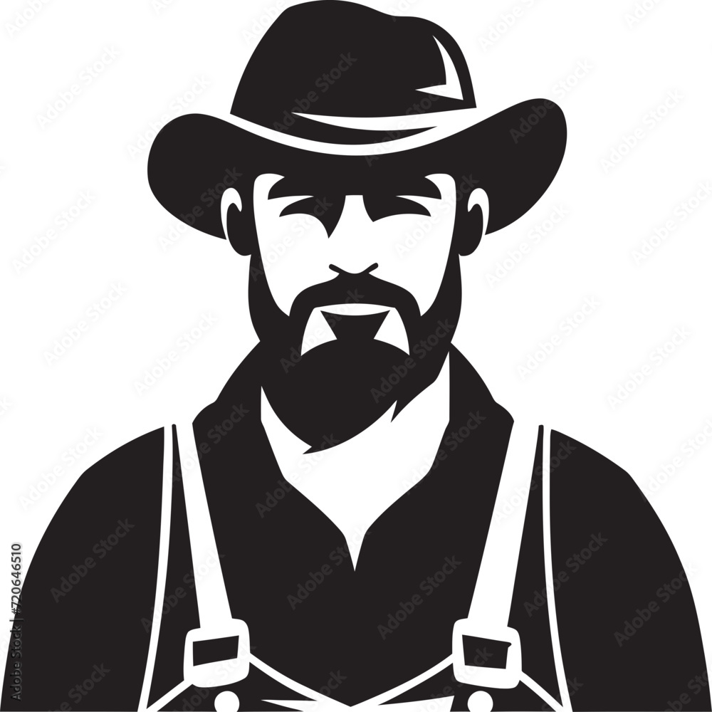 Green Thumb Genius Vector Iconic Farmer Design Rural Renaissance Farmer Vector Logo Masterpiece Green Thumb Genius Vector Iconic Farmer Design Rural Renaissance Farmer Vector Logo Masterpiece