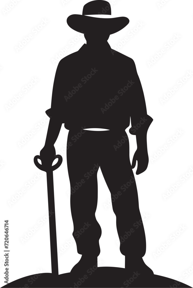 Crop Commander Farmer Design Iconic Element Field Guardian Vector Icon of Farmer Design Crop Commander Farmer Design Iconic Element Field Guardian Vector Icon of Farmer Design
