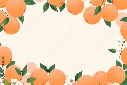 Apricot simple clean geometric frame