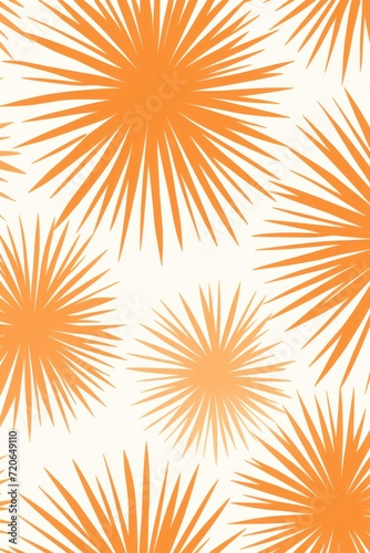 Apricot striking artwork featuring a seamless pattern of stylized minimalist starbursts