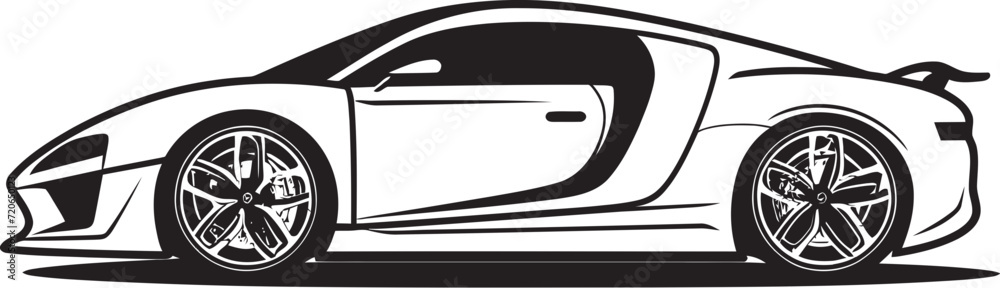 Futuristic Fleet Line Art Icon of Modern Sports Car Design Racing Radiance Vector Logo for Sportscar Line Art Futuristic Fleet Line Art Icon of Modern Sports Car Design Racing Radiance Vector Logo for Sportscar Line Art
