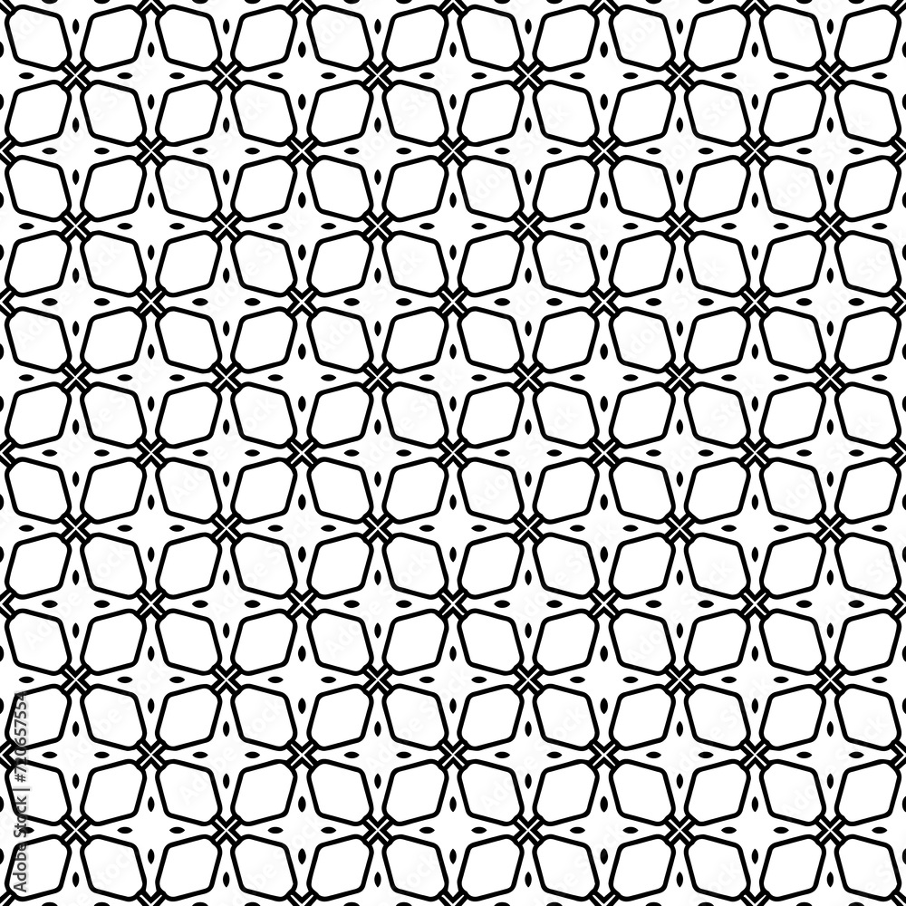 Naklejka premium Black seamless abstract pattern. Overlay for background and backdrop. Ornamental design. PNG graphic illustration with transparent background.