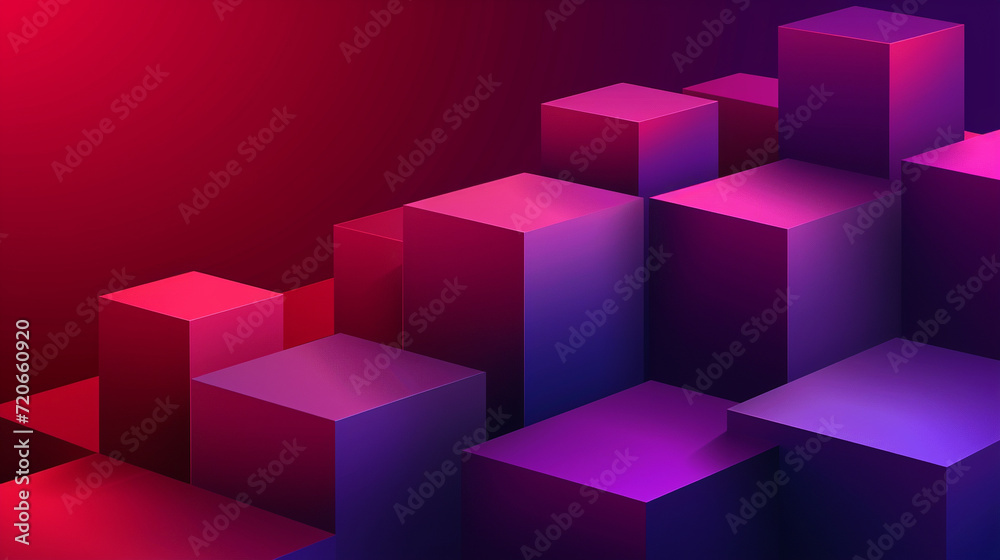 Red and purple abstract background vector presentation design. PowerPoint and Business background.