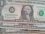 one dollar bills