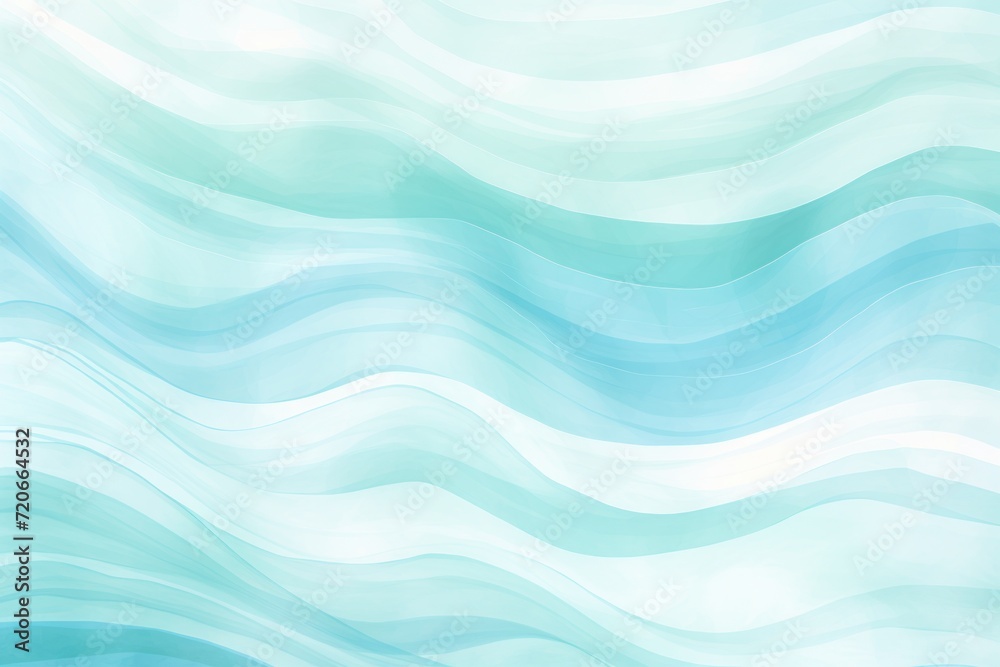 Aqua seamless pattern of blurring lines in different pastel colours