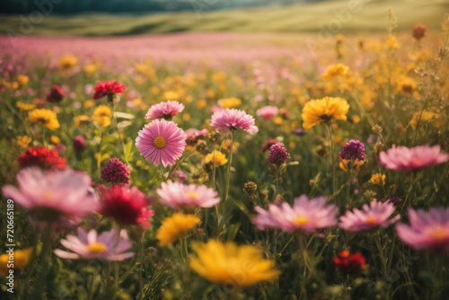 "Field of Flowers: Nature's Beauty"