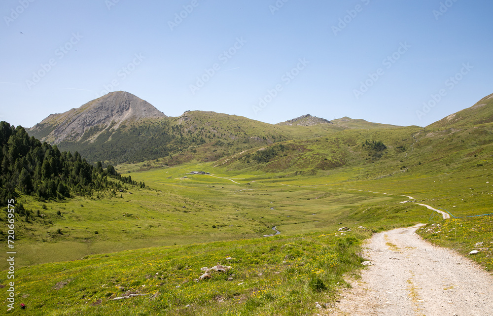 Fototapeta premium in the area around Scuol, Switzerland