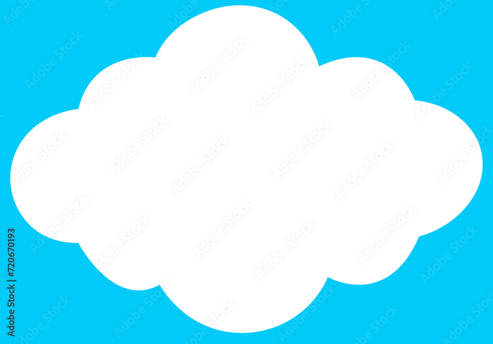 Cloud icons in a flat design. White, carton cloud collection isolated on transparent background. Cloud, Winter, Summer, Rain, Snow, Blizzard, Umbrella, Snowflake, Sunrise Wind vector