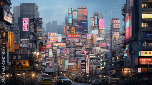 futuristic future city