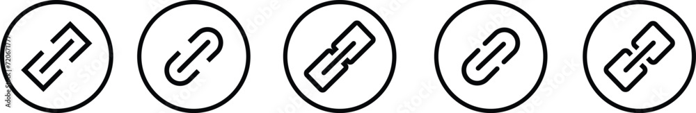 Internet URL or webpage url link icons set. Chain thick line icon, outline vector sign, linear simple pictogram isolated on transparent background. Web link symbol, logo, Connection, Reference. Internet URL or webpage url link icons set. Chain thick line icon, outline vector sign, linear simple pictogram isolated on transparent background. Web link symbol, logo, Connection, Reference.