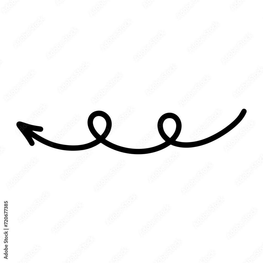 Thin line arrow. Thin line arrow.
