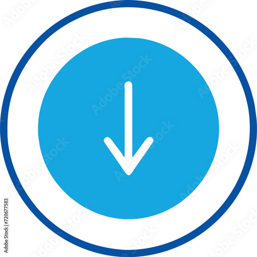 swap icon vector on circle button design in color, icon