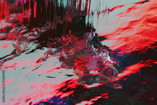 Glitching and distorted texture
