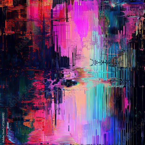 Glitching texture