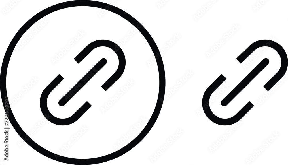 Internet URL or webpage url link icons set. Chain thick line icon, outline vector sign, linear simple pictogram isolated on transparent background. Web link symbol, logo, Connection, Reference. Internet URL or webpage url link icons set. Chain thick line icon, outline vector sign, linear simple pictogram isolated on transparent background. Web link symbol, logo, Connection, Reference.
