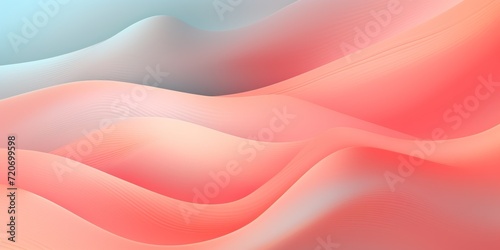 Coral pastel iridescent simple gradient background