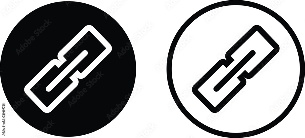 Internet URL or webpage url link icons set. Chain thick line icon, outline vector sign, linear simple pictogram isolated on transparent background. Web link symbol, logo, Connection, Reference. Internet URL or webpage url link icons set. Chain thick line icon, outline vector sign, linear simple pictogram isolated on transparent background. Web link symbol, logo, Connection, Reference.