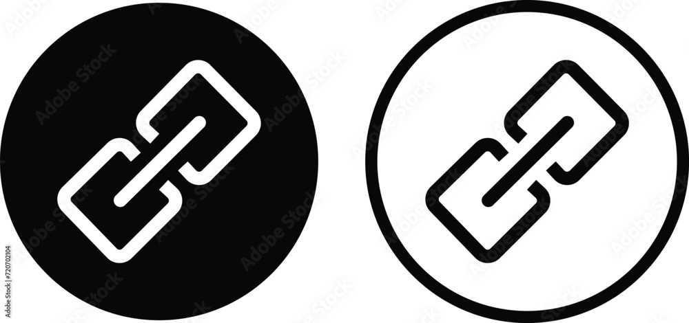 Internet URL or webpage url link icons set. Chain thick line icon, outline vector sign, linear simple pictogram isolated on transparent background. Web link symbol, logo, Connection, Reference. Internet URL or webpage url link icons set. Chain thick line icon, outline vector sign, linear simple pictogram isolated on transparent background. Web link symbol, logo, Connection, Reference.