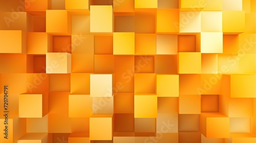 yellow cubes ,Colorful 3d cubes, squares abstract design background.