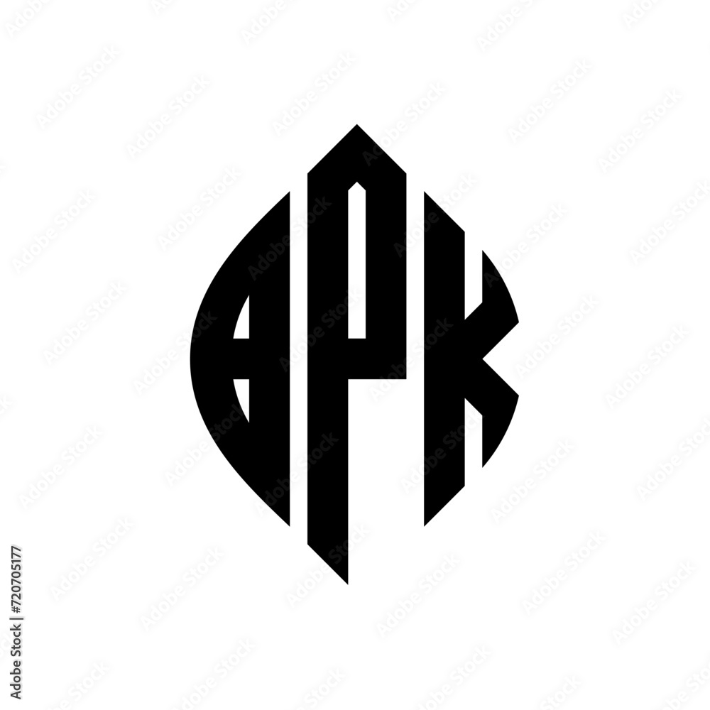 BPK circle letter logo design with circle and ellipse shape. BPK ellipse letters with typographic style. The three initials form a circle logo. BPK Circle Emblem Abstract Monogram Letter Mark Vector. BPK circle letter logo design with circle and ellipse shape. BPK ellipse letters with typographic style. The three initials form a circle logo. BPK Circle Emblem Abstract Monogram Letter Mark Vector.