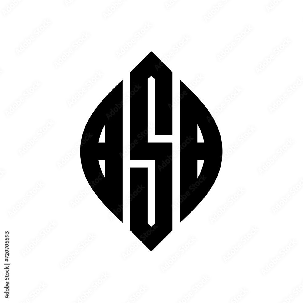 BSB circle letter logo design with circle and ellipse shape. BSB ellipse letters with typographic style. The three initials form a circle logo. BSB Circle Emblem Abstract Monogram Letter Mark Vector. BSB circle letter logo design with circle and ellipse shape. BSB ellipse letters with typographic style. The three initials form a circle logo. BSB Circle Emblem Abstract Monogram Letter Mark Vector.
