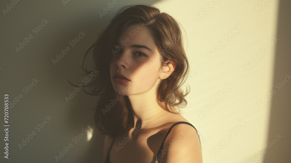Sunlit Serenity: A Portrait in Golden Hour Sunlit Serenity: A Portrait in Golden Hour
