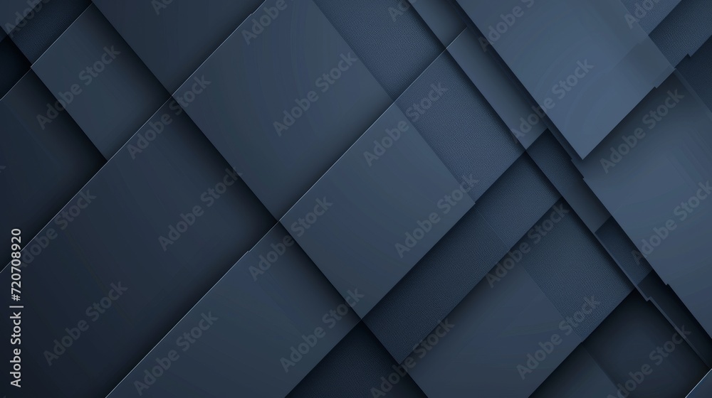 Corporate background featuring a gradient of midnight blue to steel grey, utilising clean and simple lines to create a geometric pattern conveying professionalism - obrazy, fototapety, plakaty 