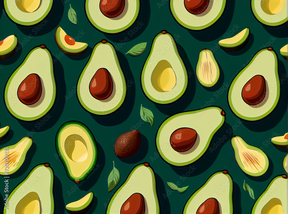 Picture of Avocado: The Green and Brown Fruit with a Rich Texture and a Nutritious Interior that Can Be Used for Cooking, Beauty, and Health Picture of Avocado: The Green and Brown Fruit with a Rich Texture and a Nutritious Interior that Can Be Used for Cooking, Beauty, and Health