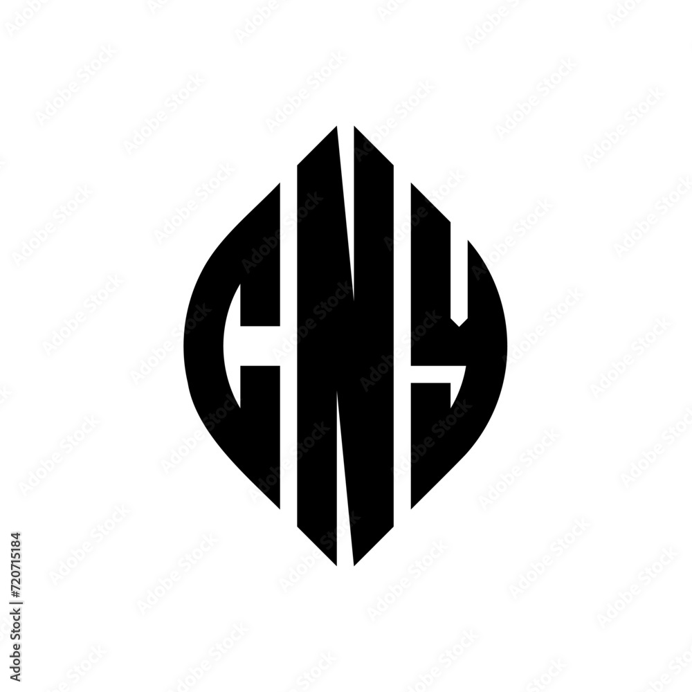 CNY circle letter logo design with circle and ellipse shape. CNY ellipse letters with typographic style. The three initials form a circle logo. CNY Circle Emblem Abstract Monogram Letter Mark Vector. CNY circle letter logo design with circle and ellipse shape. CNY ellipse letters with typographic style. The three initials form a circle logo. CNY Circle Emblem Abstract Monogram Letter Mark Vector.
